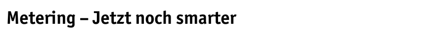 Metering – DZT